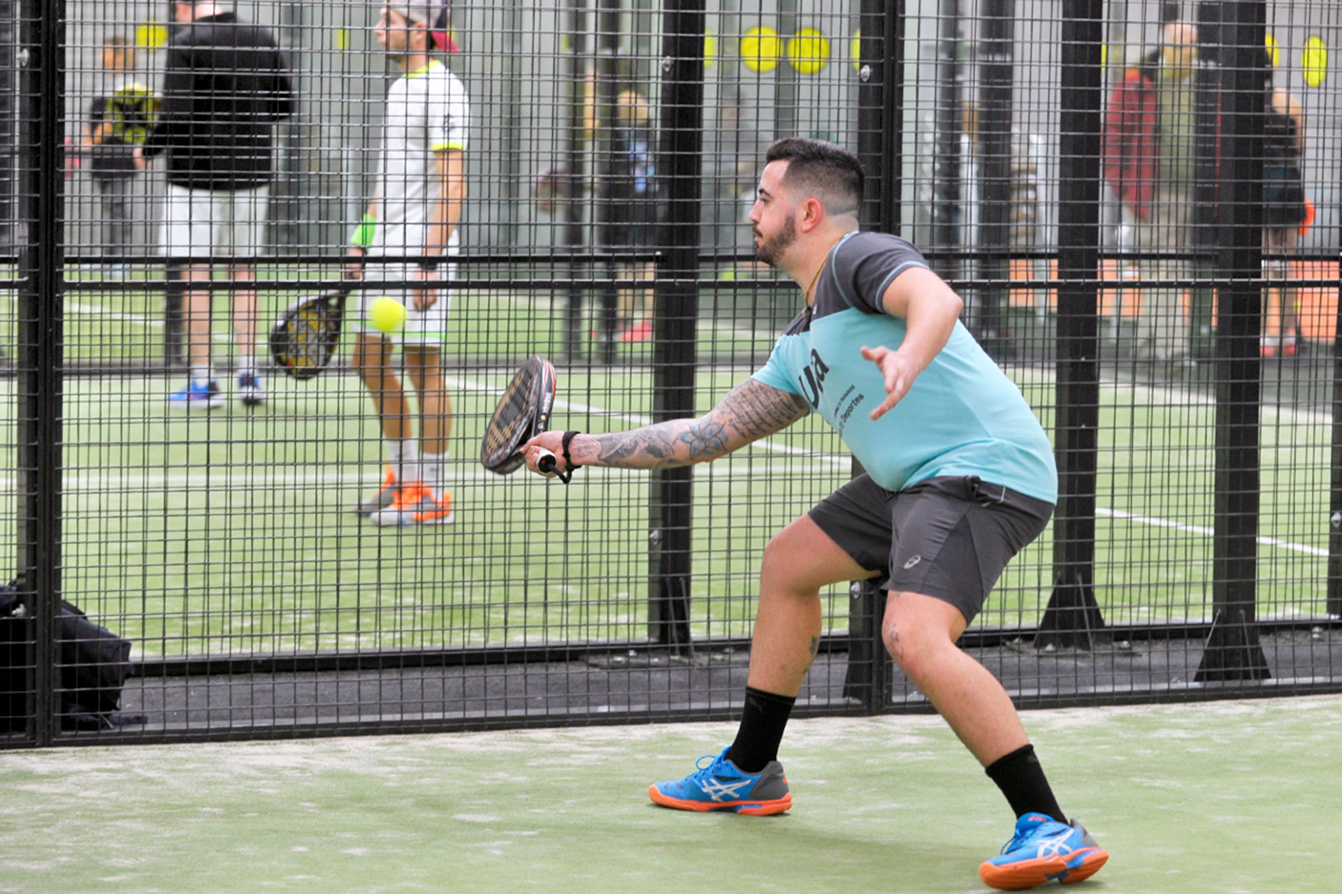 Un lance de un torneo en las instalaciones de PadelZone. / KAMARERO