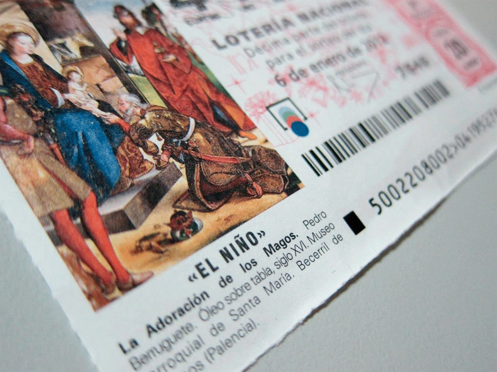 Un décimo para el Sorteo Extraordinario de El Niño. / EUROPA PRESS