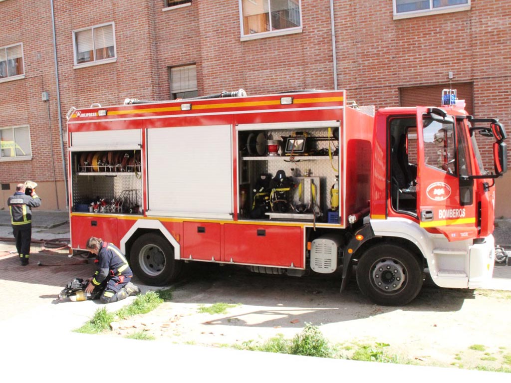 Cuéllar cuenta con una base de bomberos 'colaboradores'. / C.N.