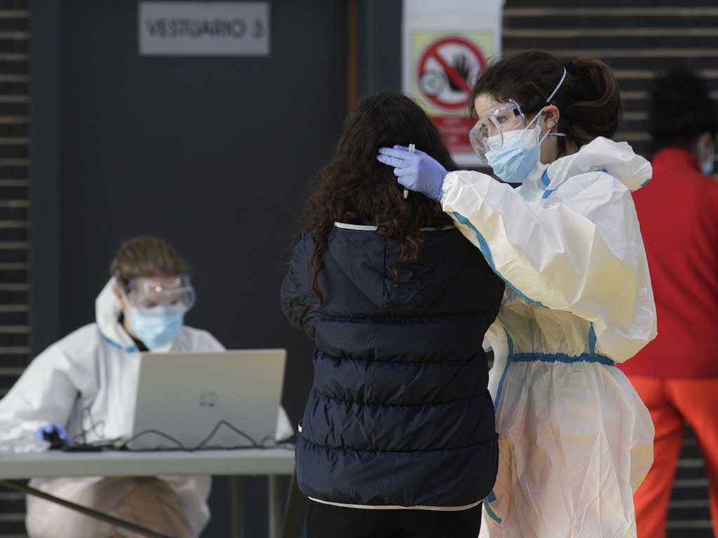 Cribado de La Lastrilla. / NEREA LLORENTE