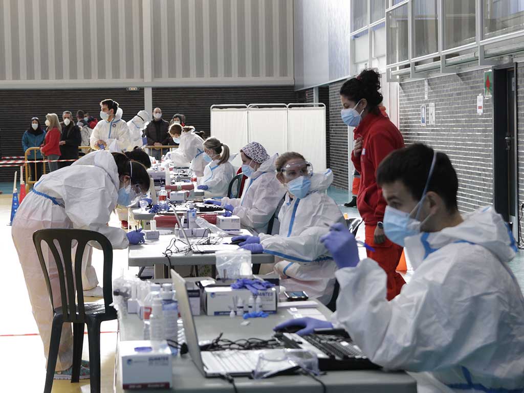 Cribado de La Lastrilla. / NEREA LLORENTE