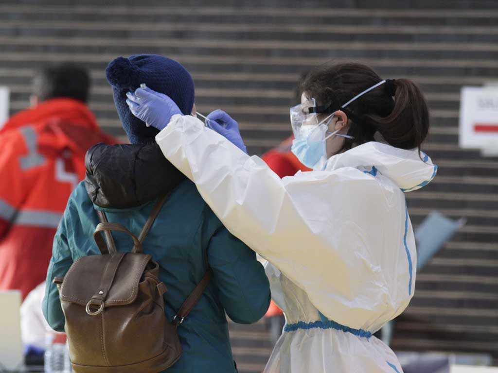 Cribado de La Lastrilla. / NEREA LLORENTE