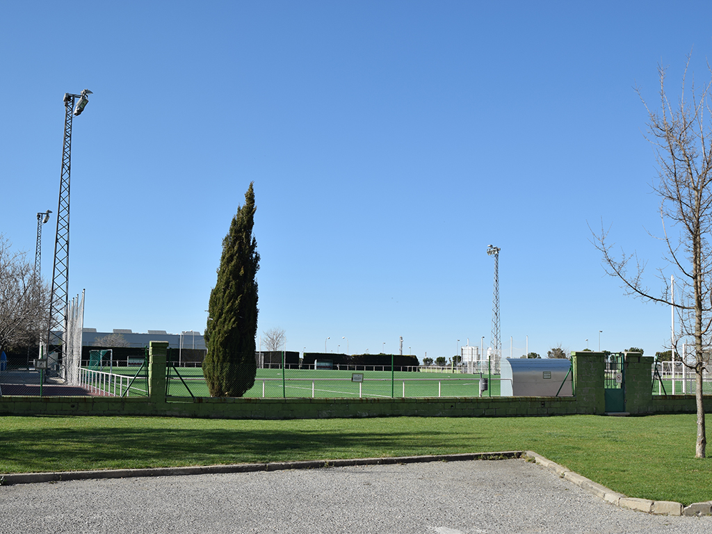 Imagen del campo de fútbol Mariano Chocolate, sin actividad./ ROCÍO PARDOS