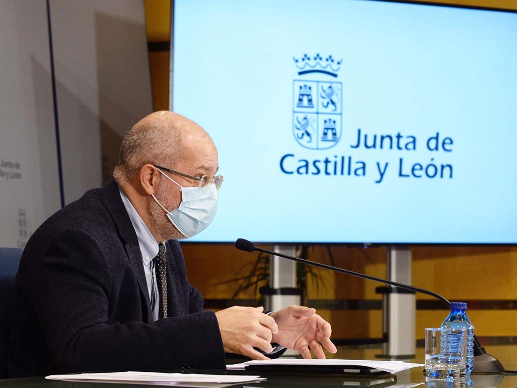 La Junta amplía las medidas restrictivas en San Pedro de Gaíllos 1 El vicepresidente y portavoz de la Junta de Castilla y León, Francisco Igea. / EFE-NACHO GALLEGO