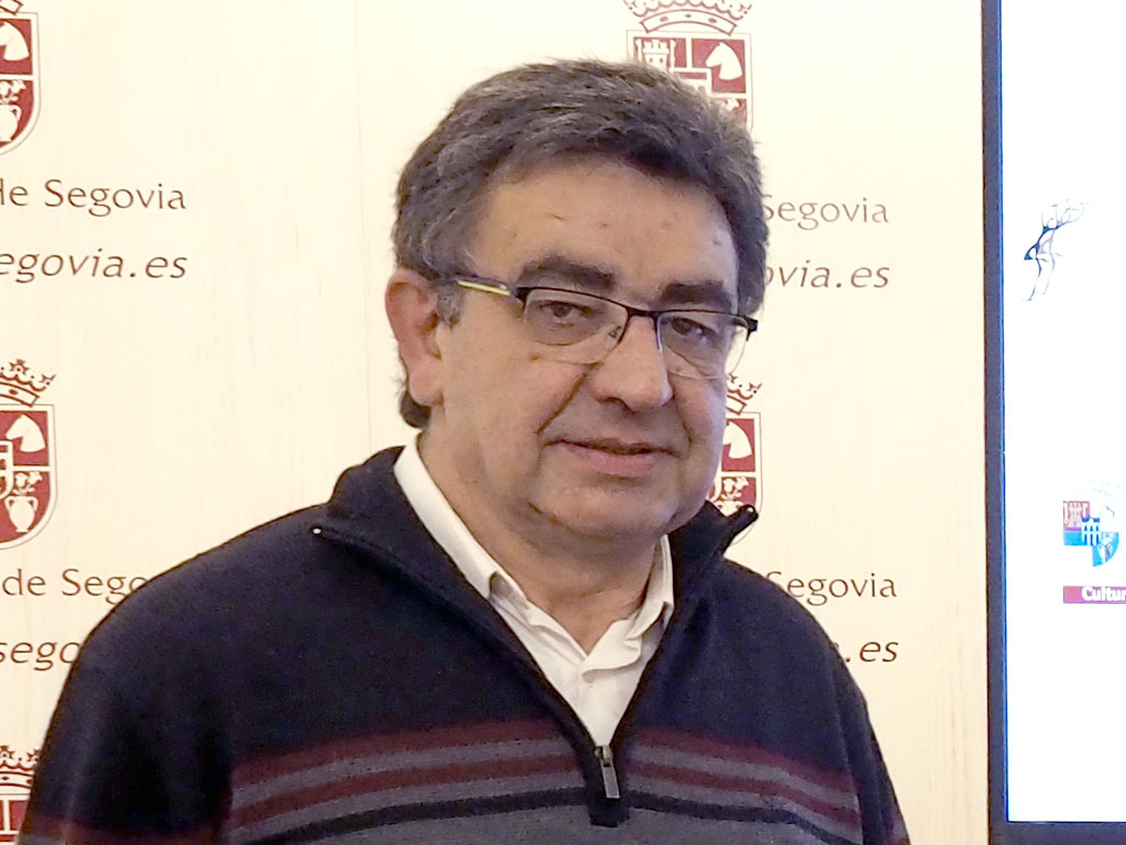 El alcalde de San Pedro de Gaíllos, Juan Carlos Montero. / NEREA LLORENTE