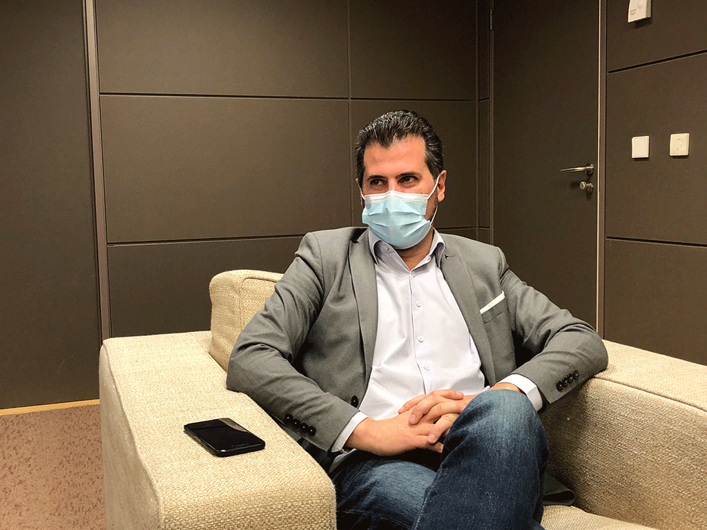 Luis Tudanca, durante la entrevista realizada por Europa Press./ E.P.