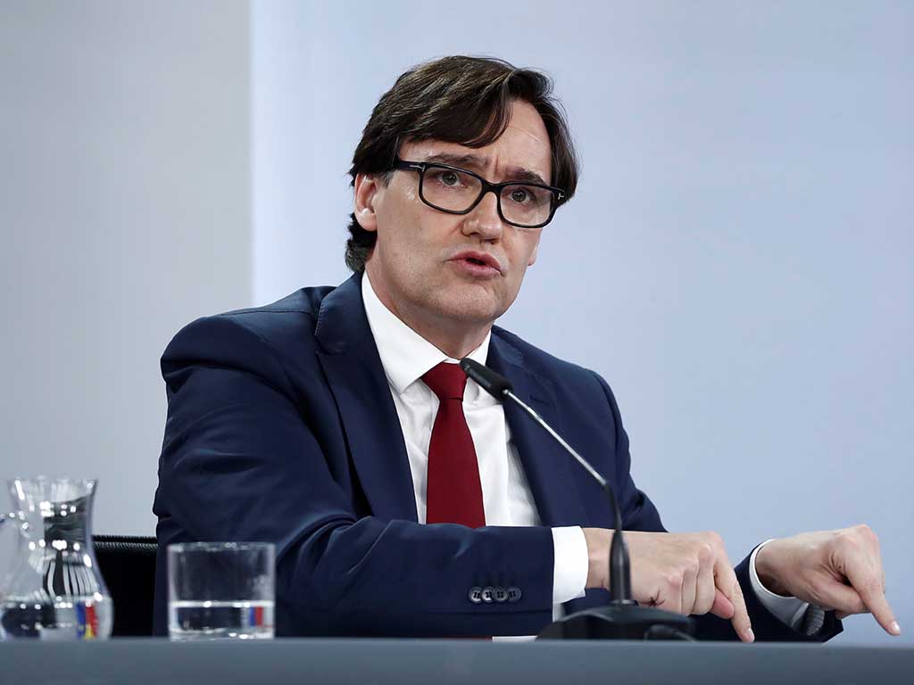 El ministro de Sanidad, Salvador Illa. EFE/ Mariscal