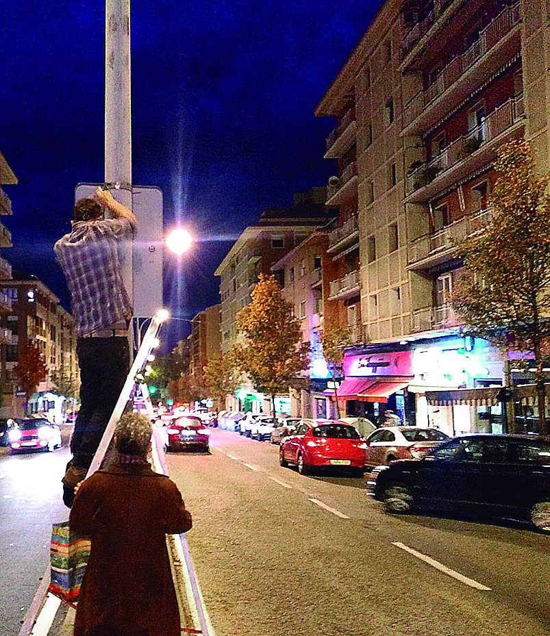 Una de las estaciones se colocó en el paseo de Ezequiel González. / E. A.