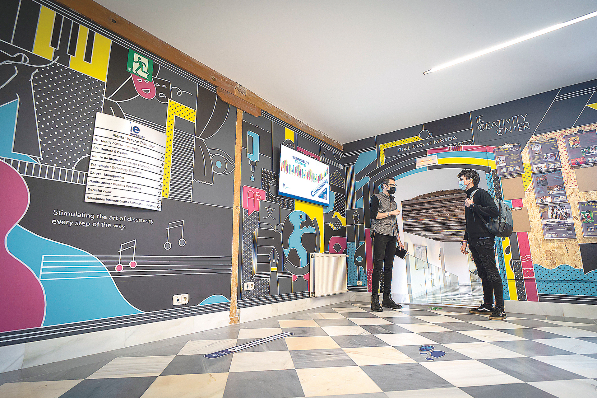 El espacio ha sido ideado como catalizador de diálogo e inspiración para jóvenes interesados en las artes, las humanidades y el emprendimiento. Roberto Arribas.