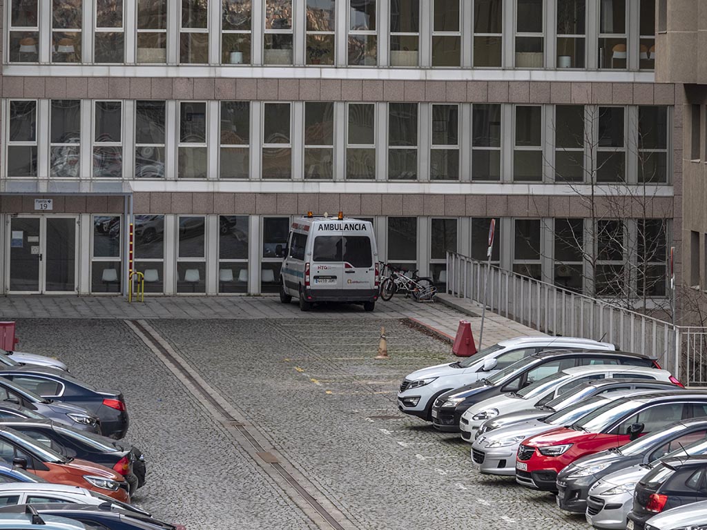 Fachada del Hospital General de Segovia