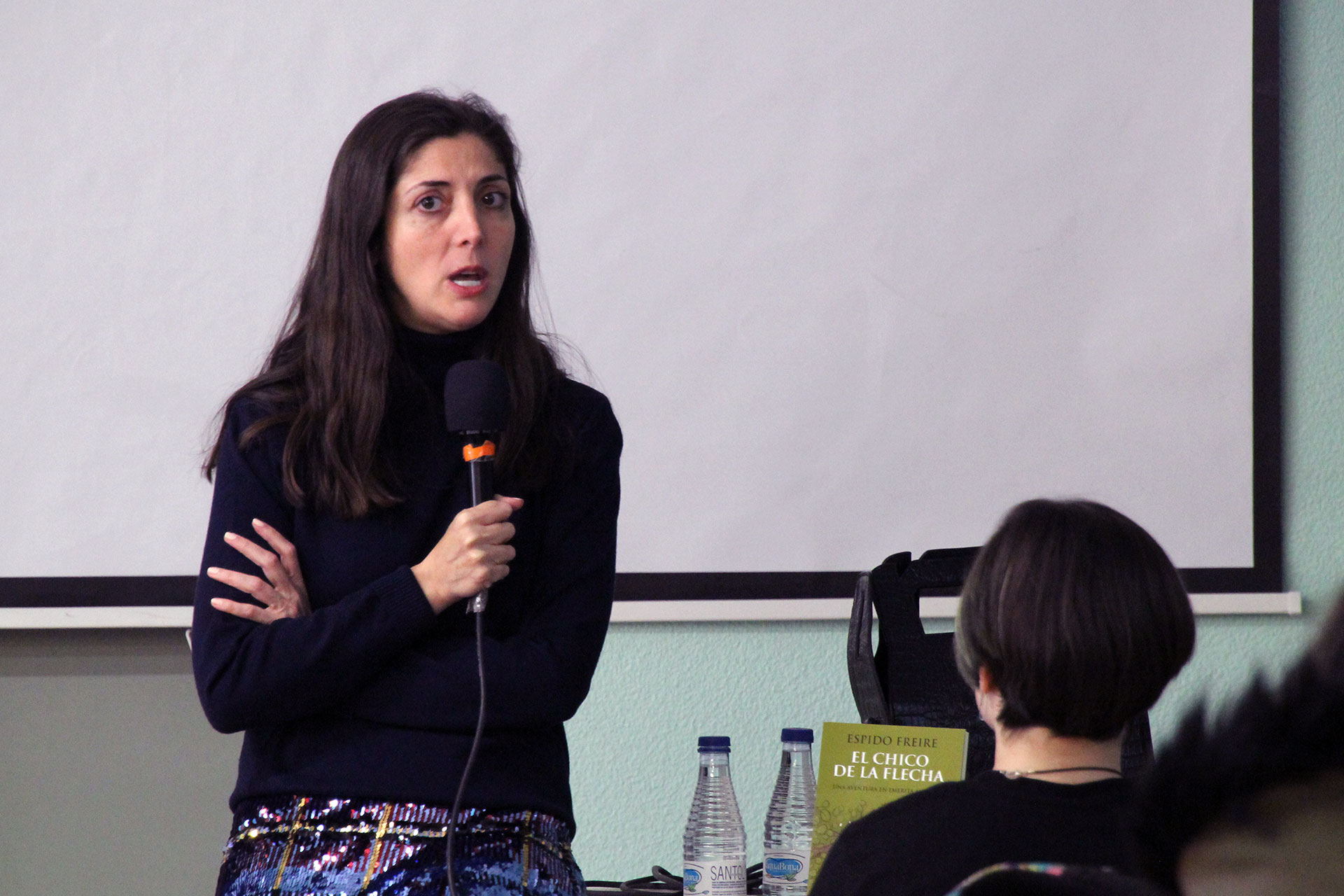 La escritora Espido Freire, Premio Planeta, preside el jurado. / E. A.