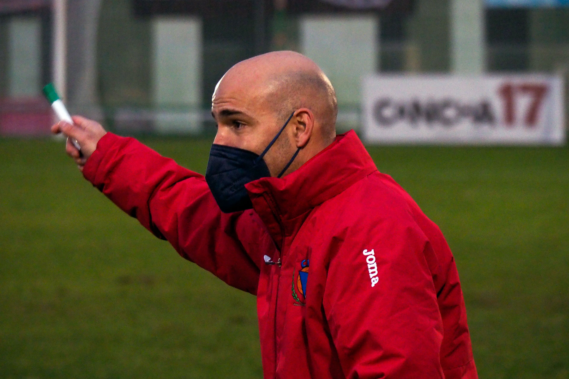 Ricardo de Andrés, técnico del CD La Granja. / KAMARERO