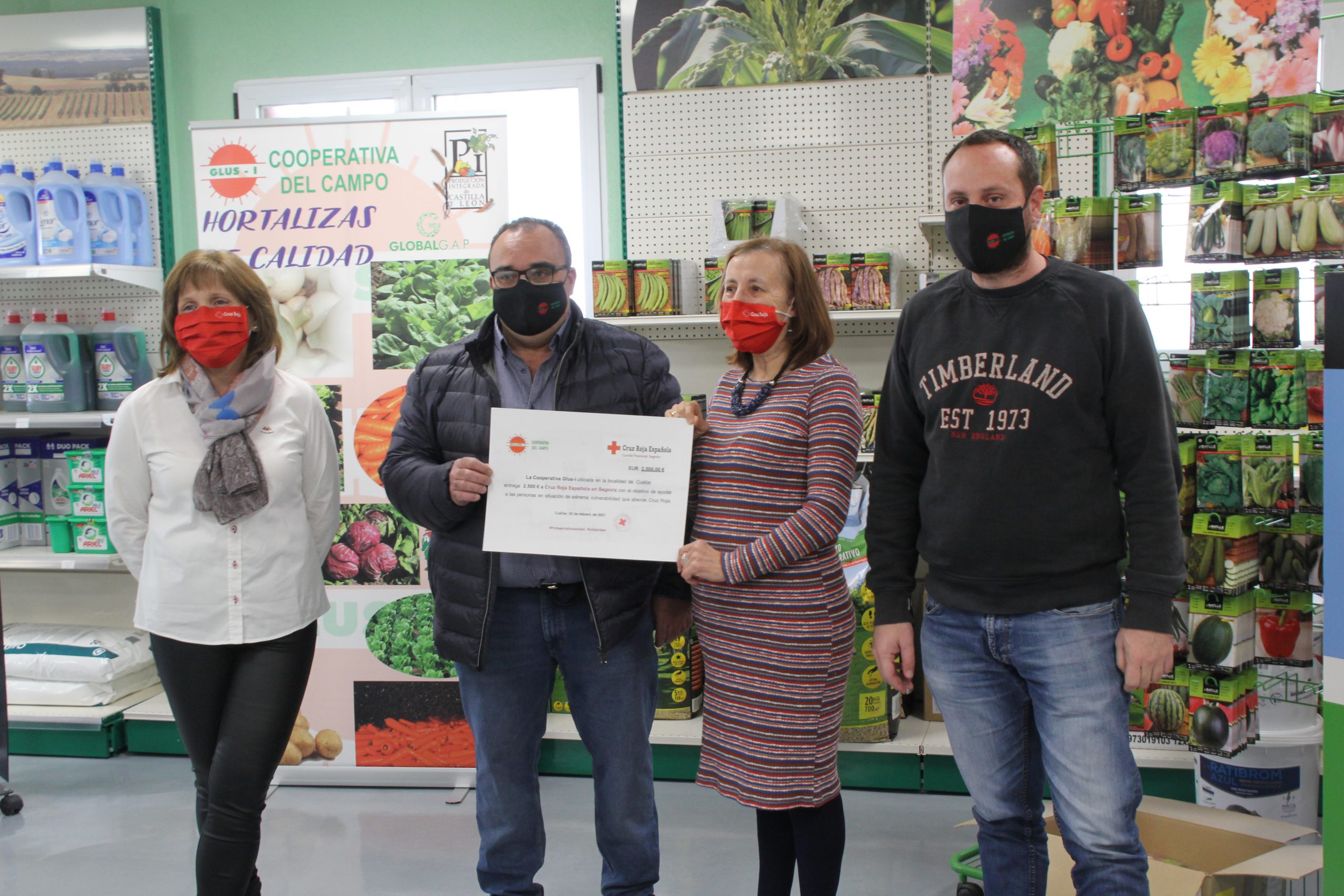 donacion cruz roja cuellar cooperativa glus