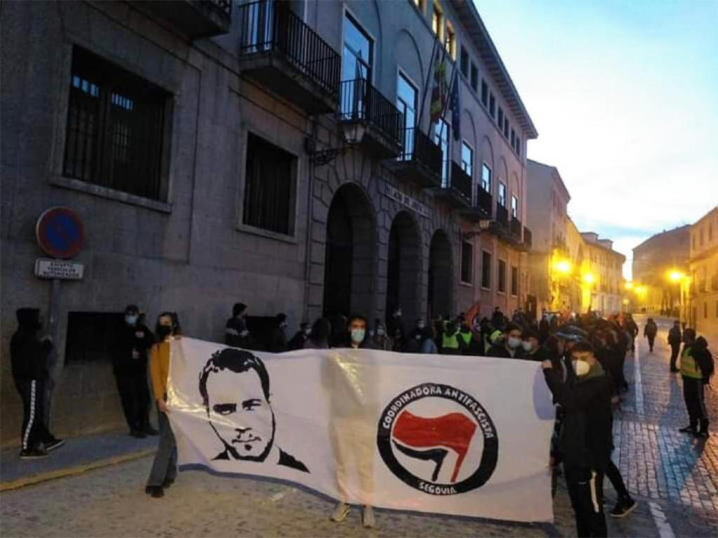 Pablo Hasel concentracion Segovia