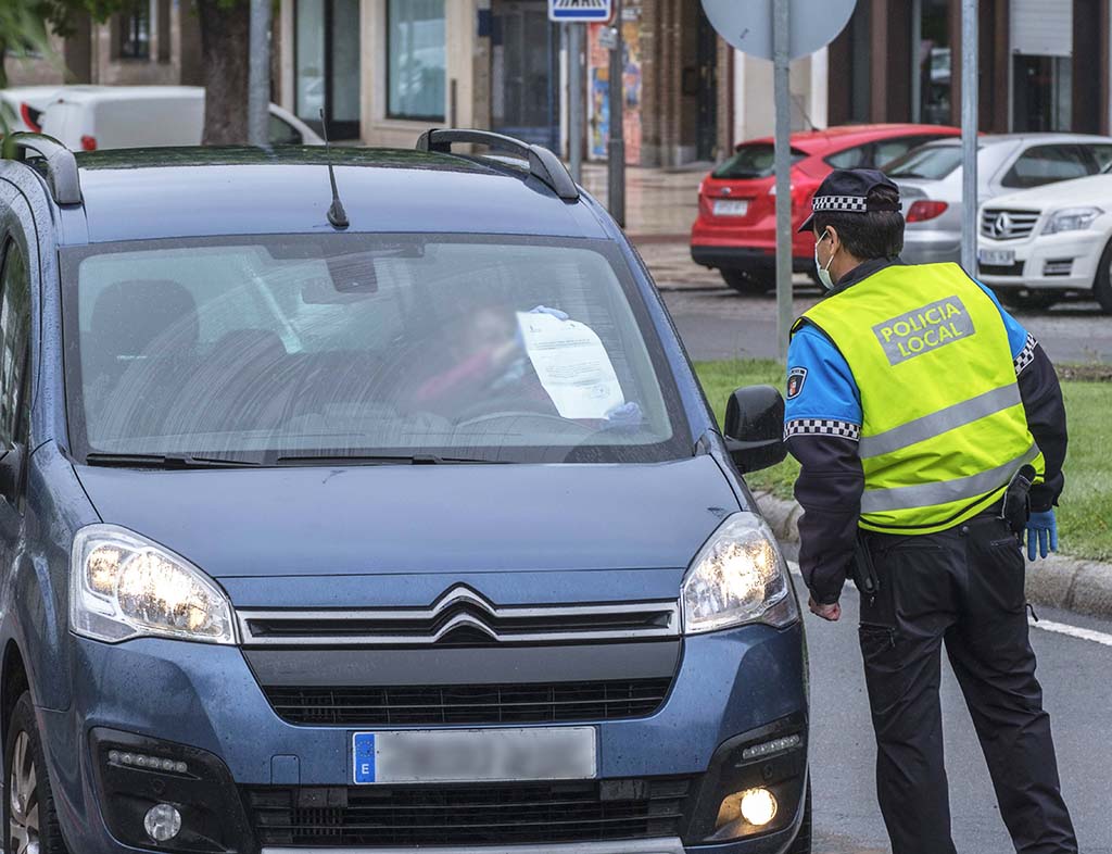Policia Local Control Coronavirus