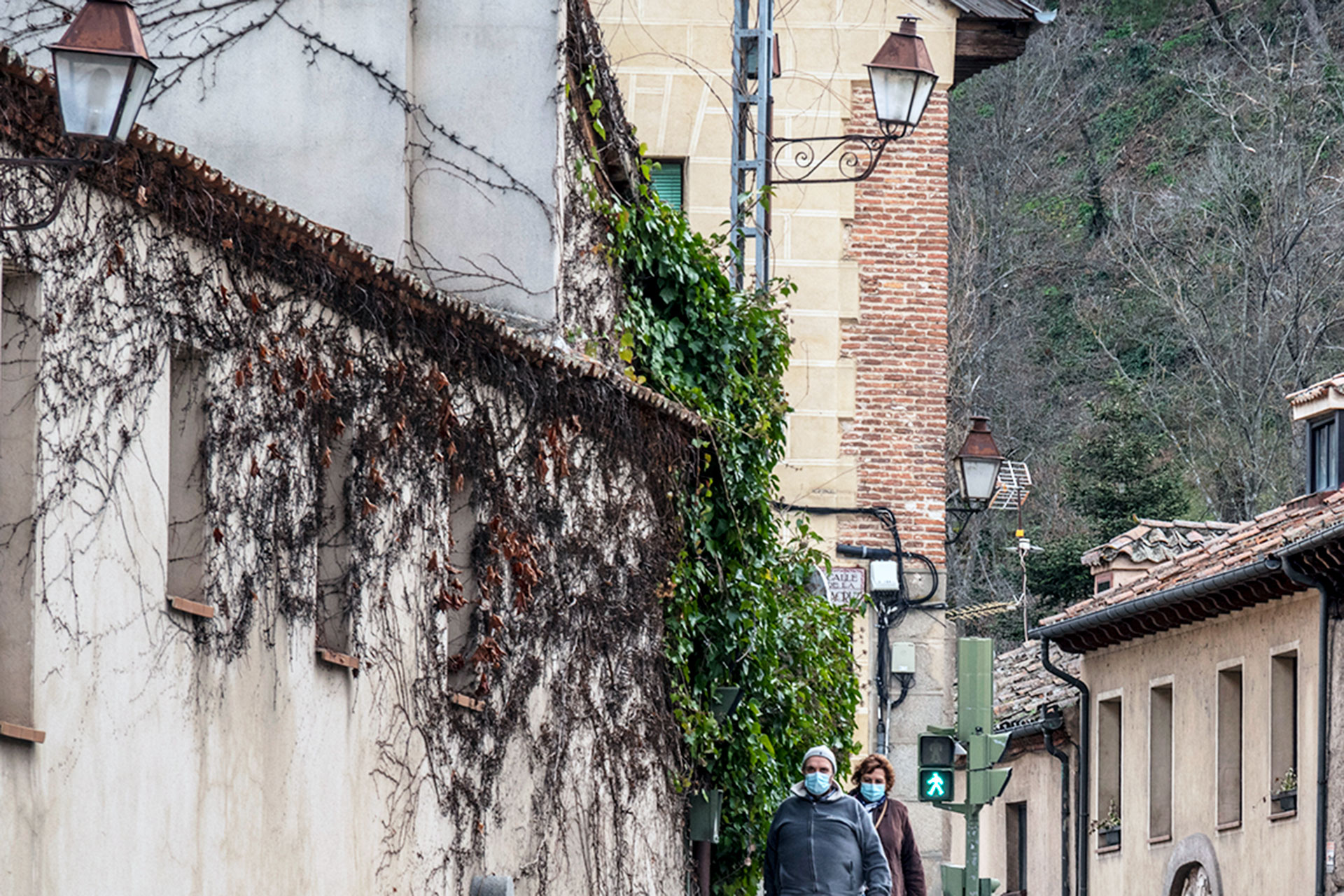 alumbrado público del barrio de San Marcos. / Kamarero