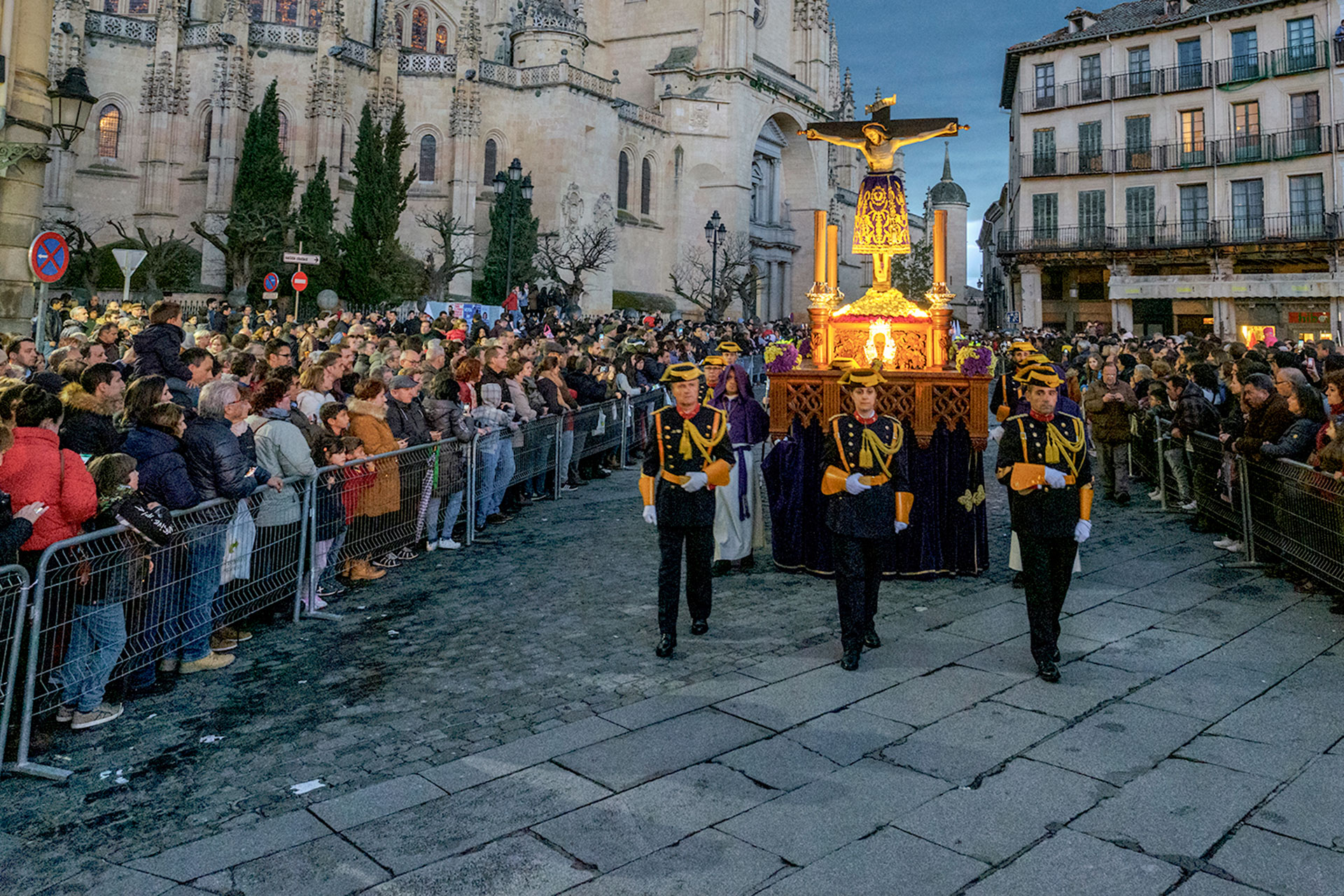 Imagen de la Semana Santa de Segovia, declara de Interés Turístico Nacional. / KAMARERO