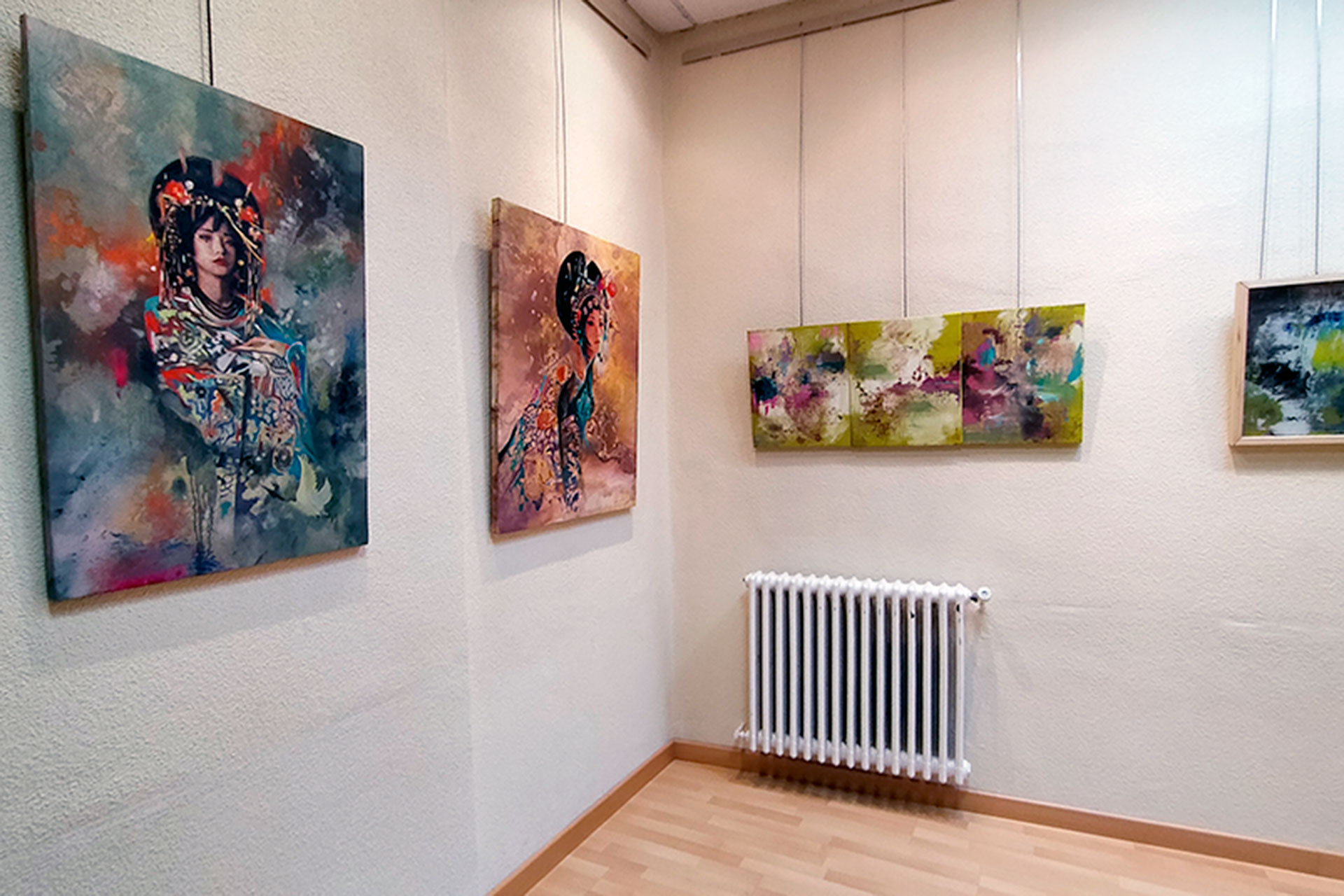 Exposición de obras de Miguel González en ‘Corpus’. / EL ADELANTADO