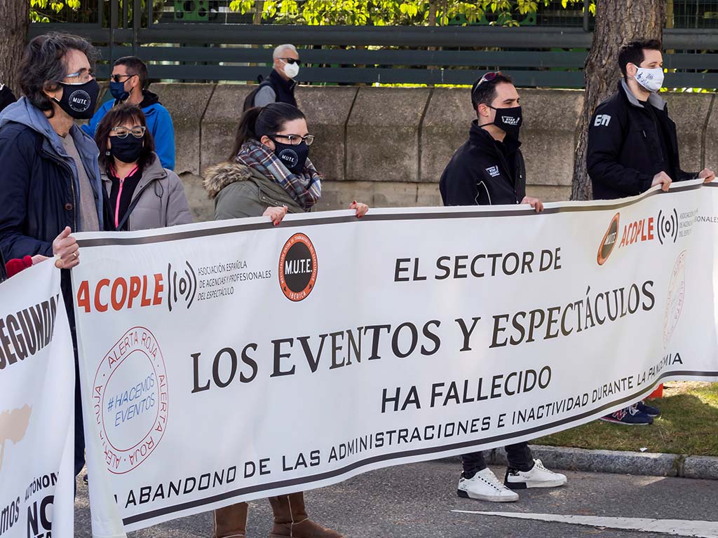 concentracion autonomos espectaculos eventos