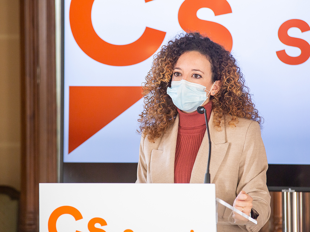 La portavoz de Ciudadanos, Noemí Otero. / NEREA LLORENTE