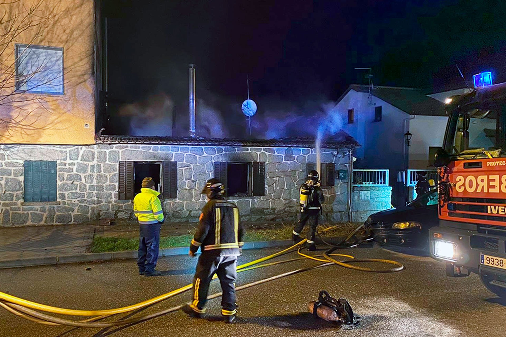 el espinar san rafael incendio vivienda