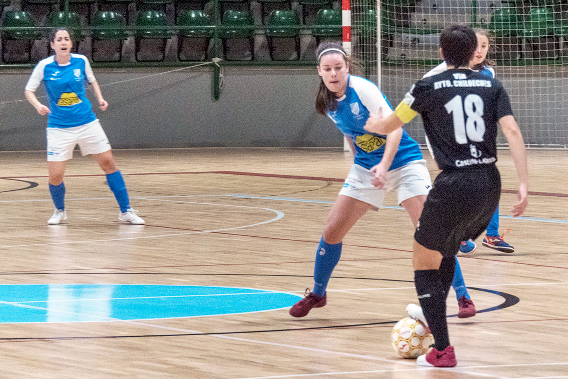 Encuentro entre el Unami y Chiloeches en la primera vuelta de la liga. / KAMARERO