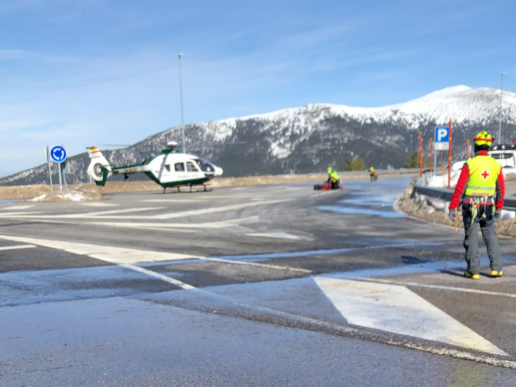 helicoptero navacerrada accidente
