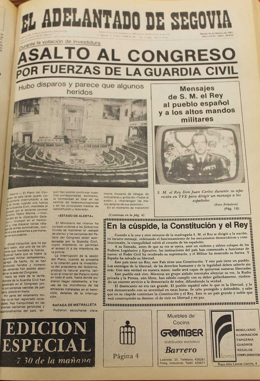 portada el adelantado 23 F