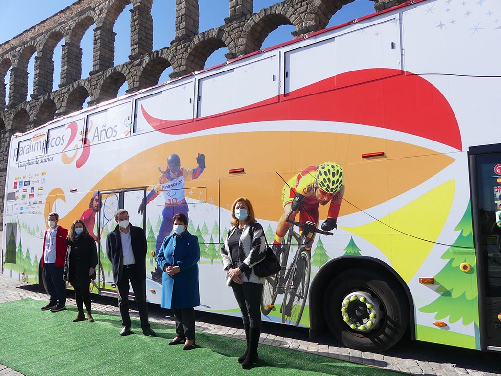 Autobus paralimpico Segovia