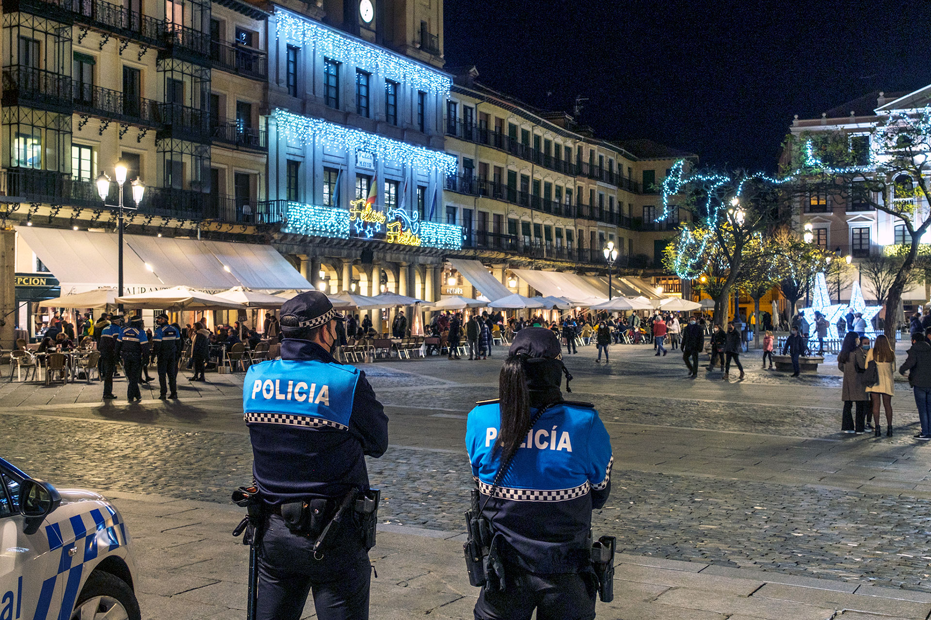 Navidad Tardebuena Policia Local Plaza Mayor KAM0358