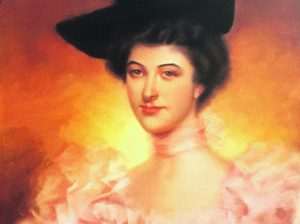 Retrato de la marquesa de Zafra y vizcondesa de Matamala 1897