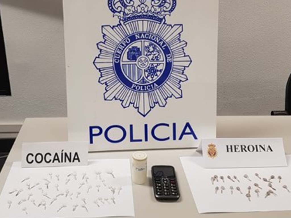 droga incautada policia