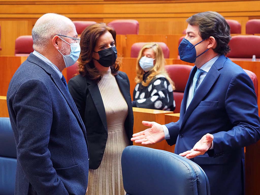 francisco igea carlota amigo alfonso fernandez manueco castilla y leon