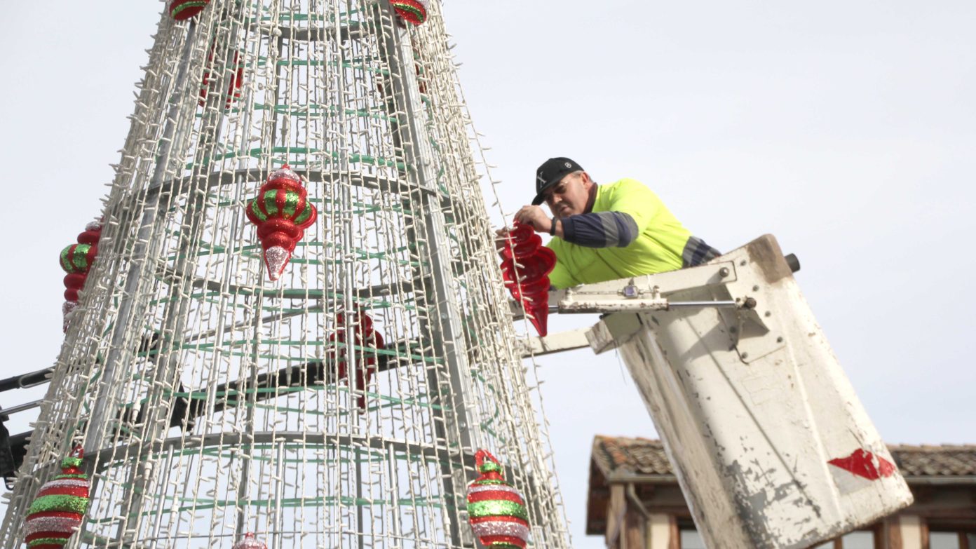 luces de navidad cuellar