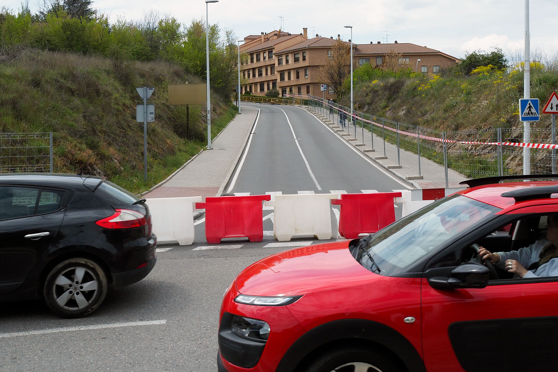 Calle San Gabriel Obras Atasco