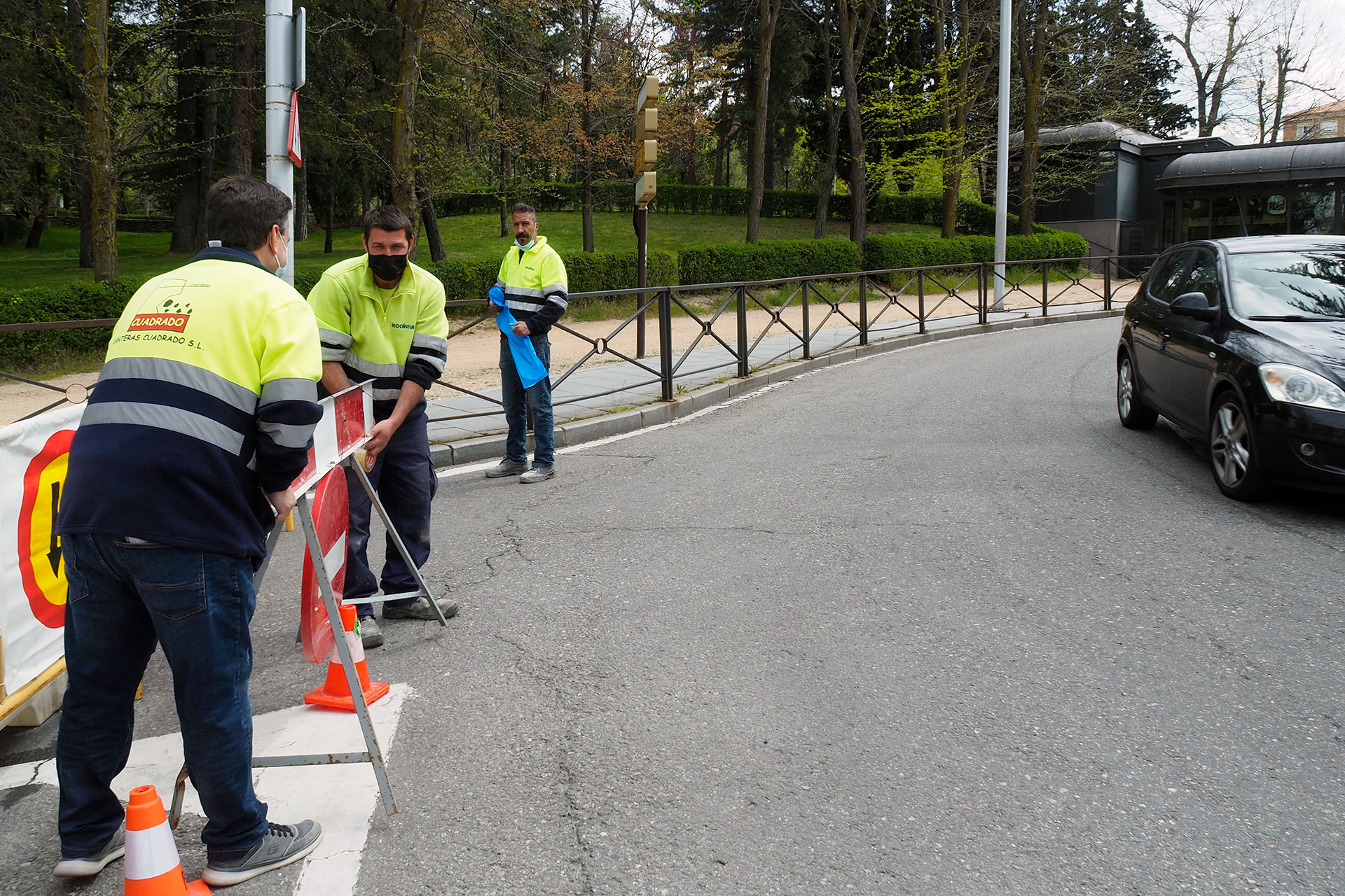 Calle San Gabriel Obras Atascos