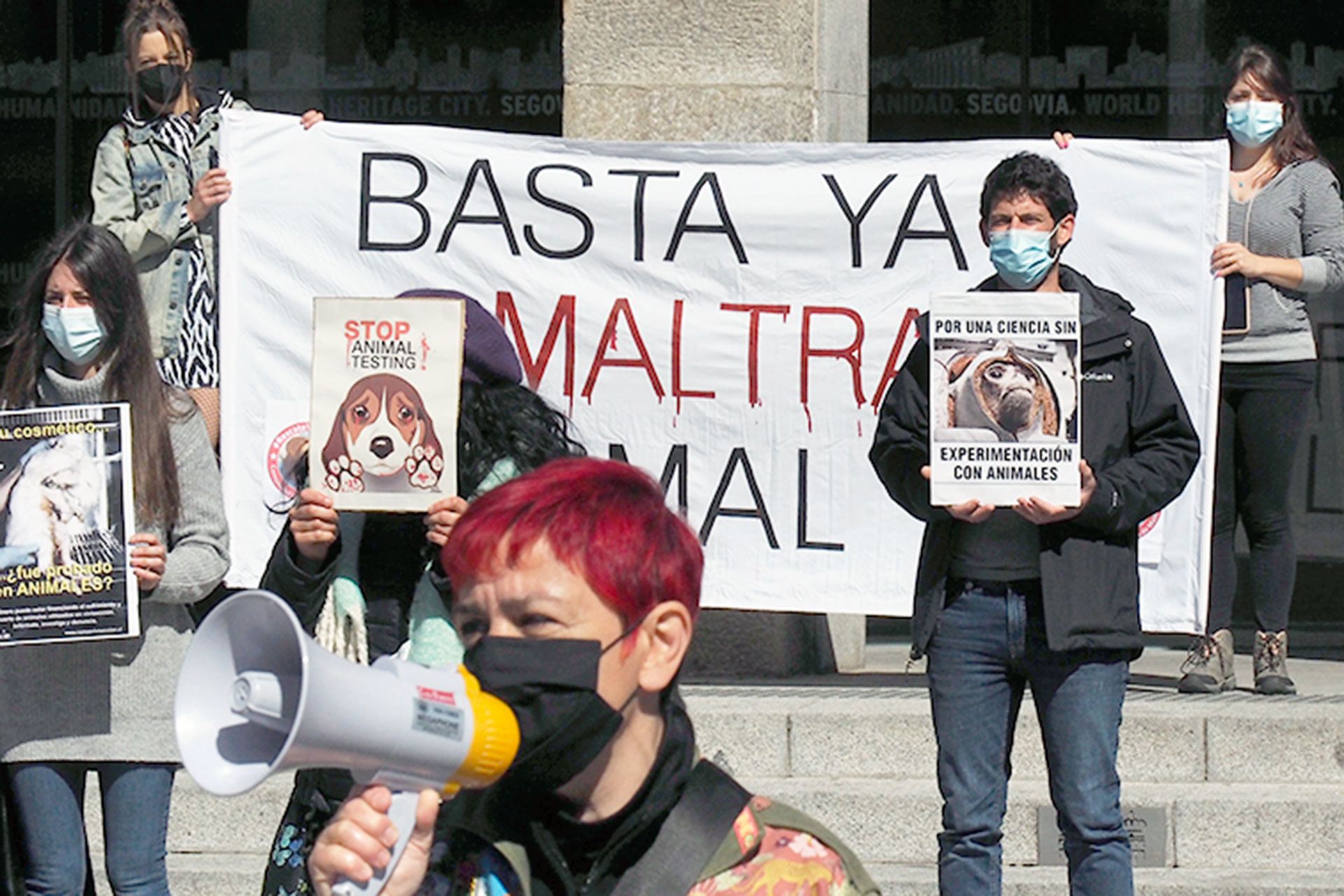 Concentracion Contra Maltrato Animal Plaza Azoguejo KAM8716