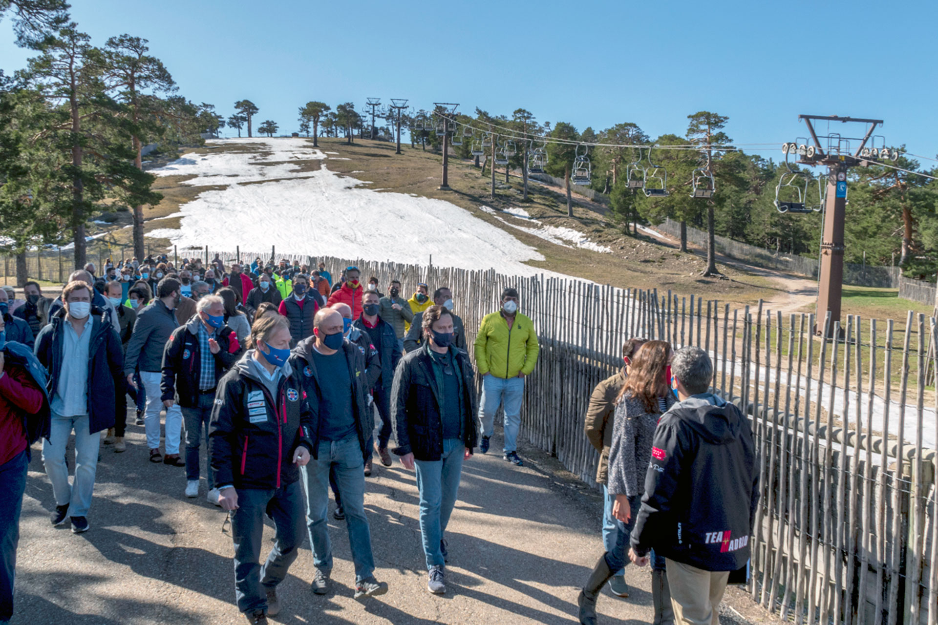 Estacion Esqui Navacerrada Concentracion Apoyo KAM6894