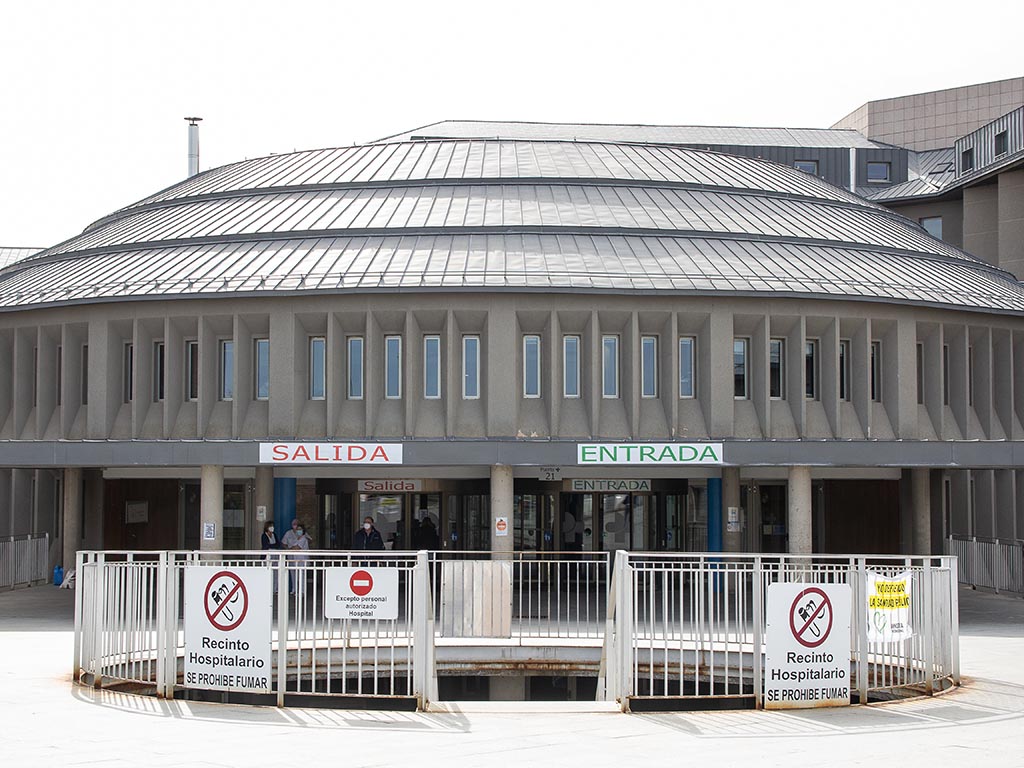 Castilla y León deja atrás el nivel de riesgo 'muy alto' 1 Hospital General Segovia Coronavirus Covid 3