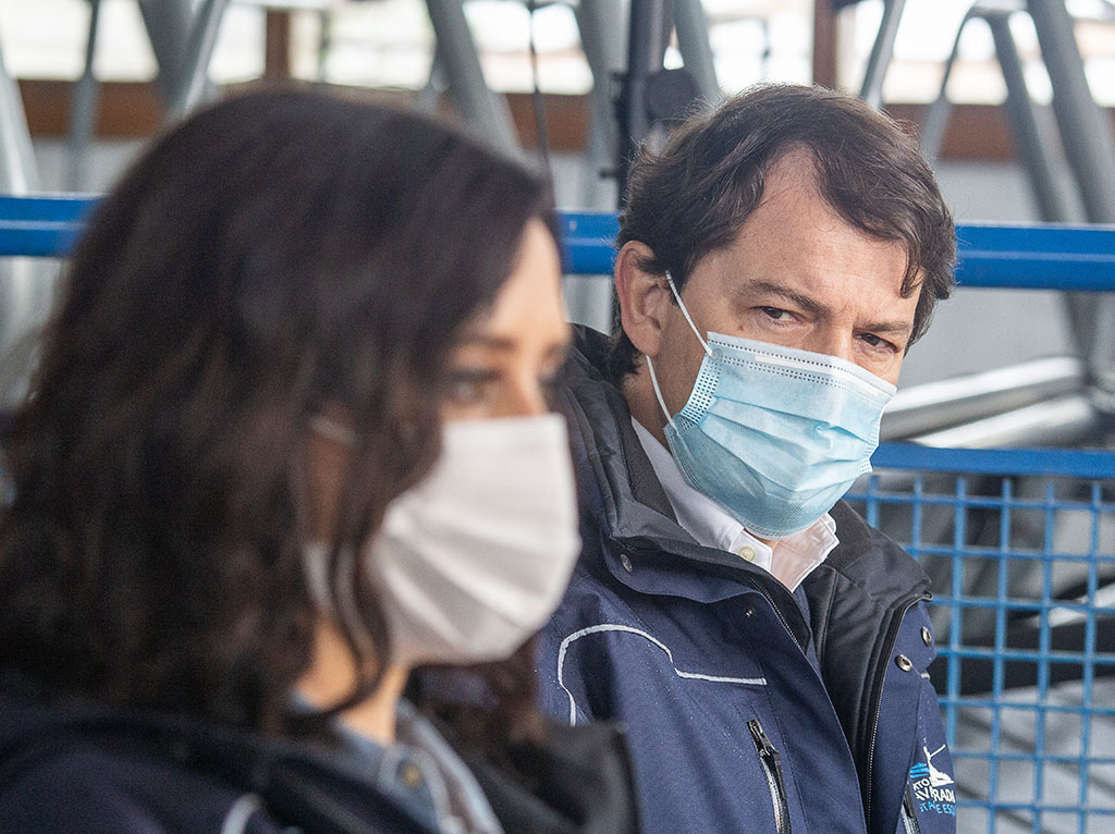 Manueco y Ayuso en Navacerrada