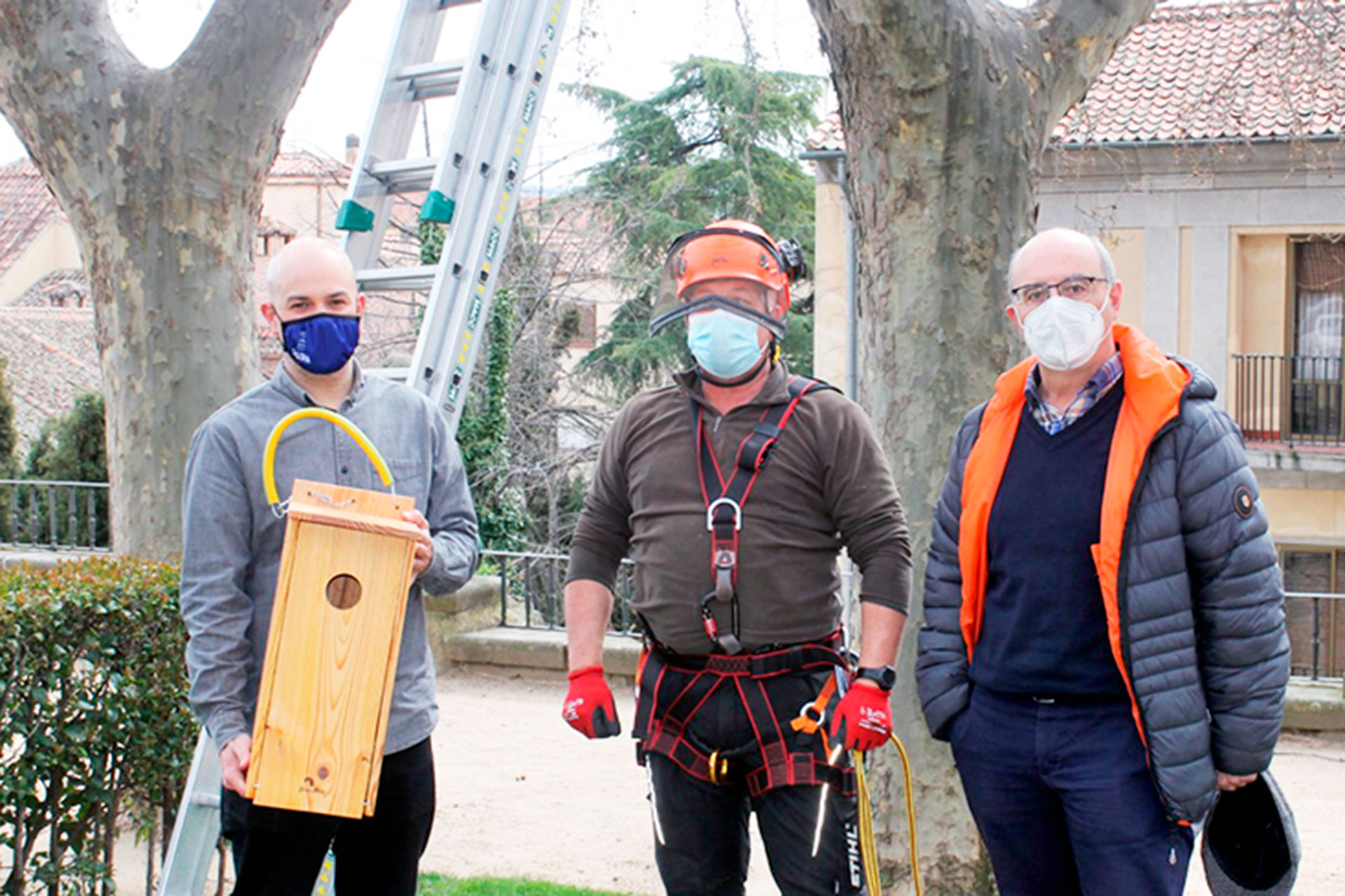 ayuntamiento angel galindo caja nido autillo educa verde
