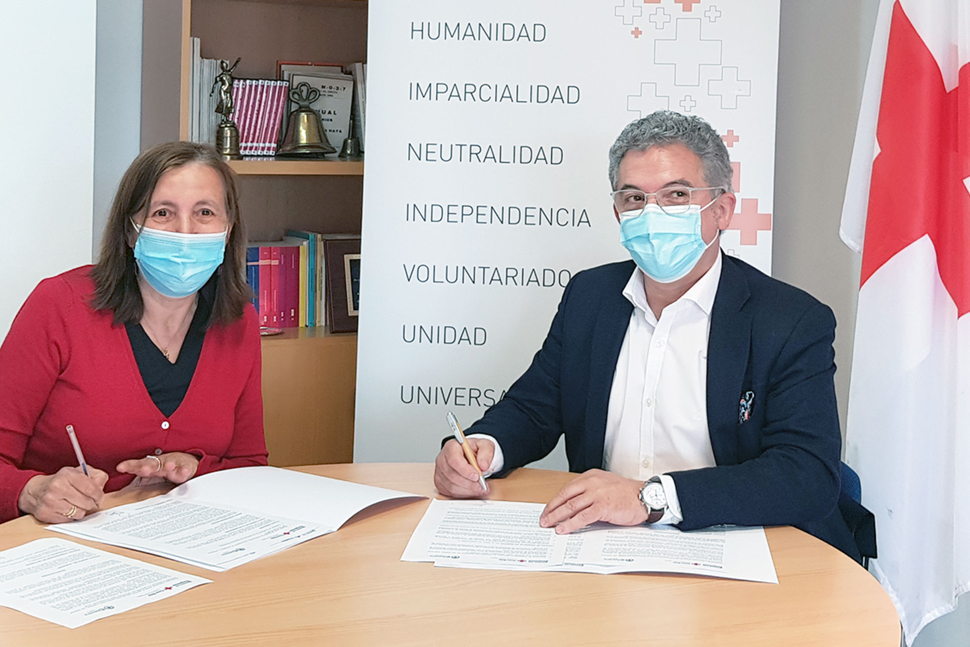 cruz roja convenio camara comercio