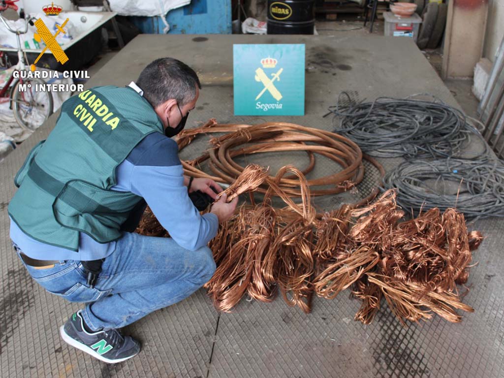 detenido cobre guardia civil