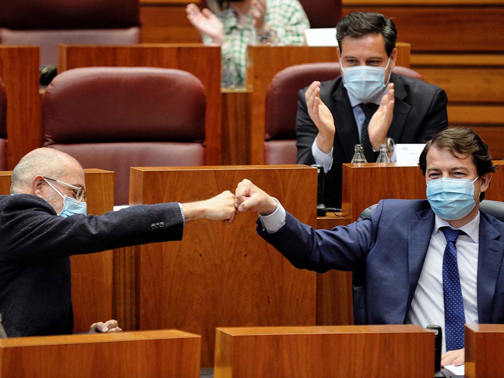 francisco igea ciudadanos alfonso fernandez manueco pp junta