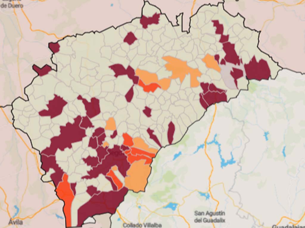 incidencia provincia segovia