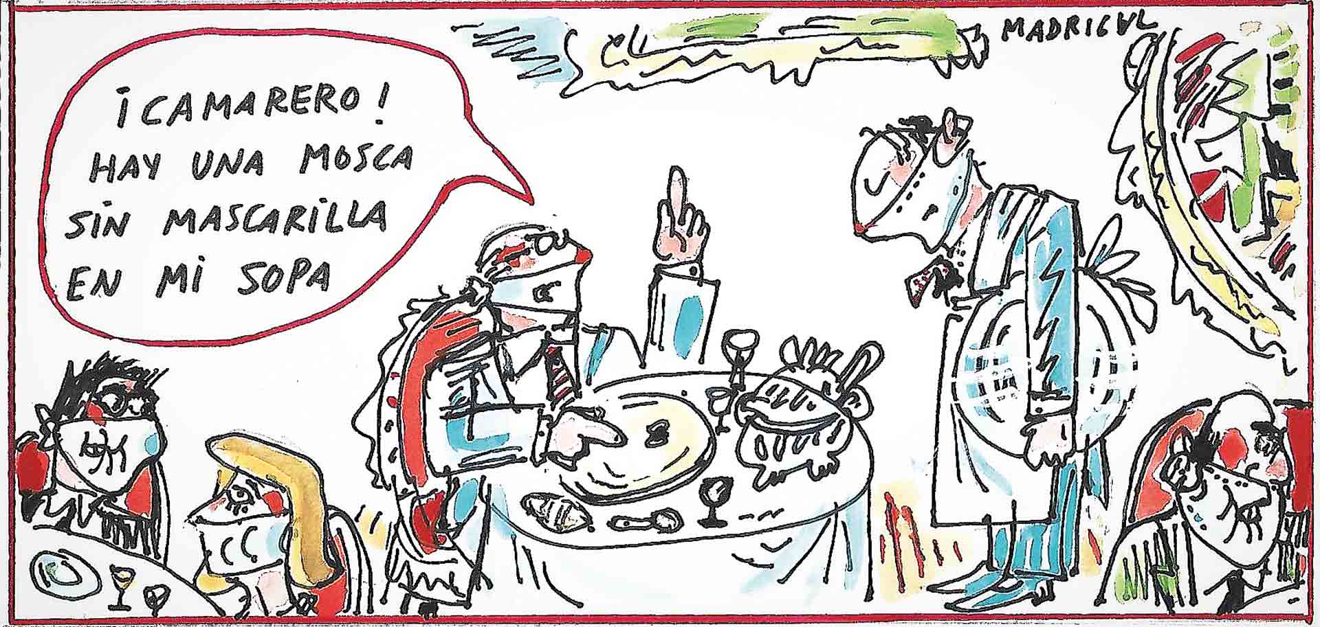 Mosca sin mascarilla