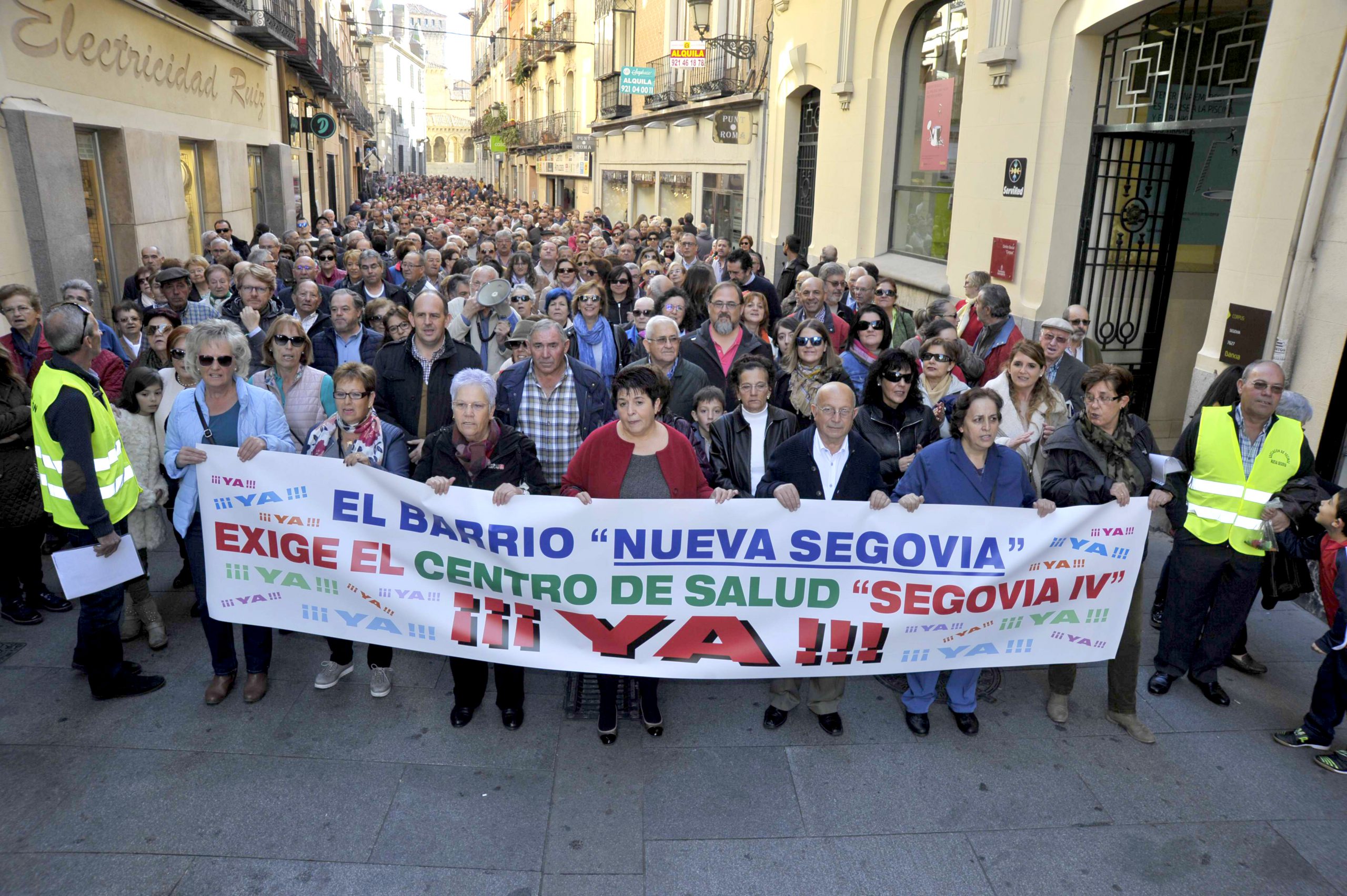manifestacion centro salud segovia iv