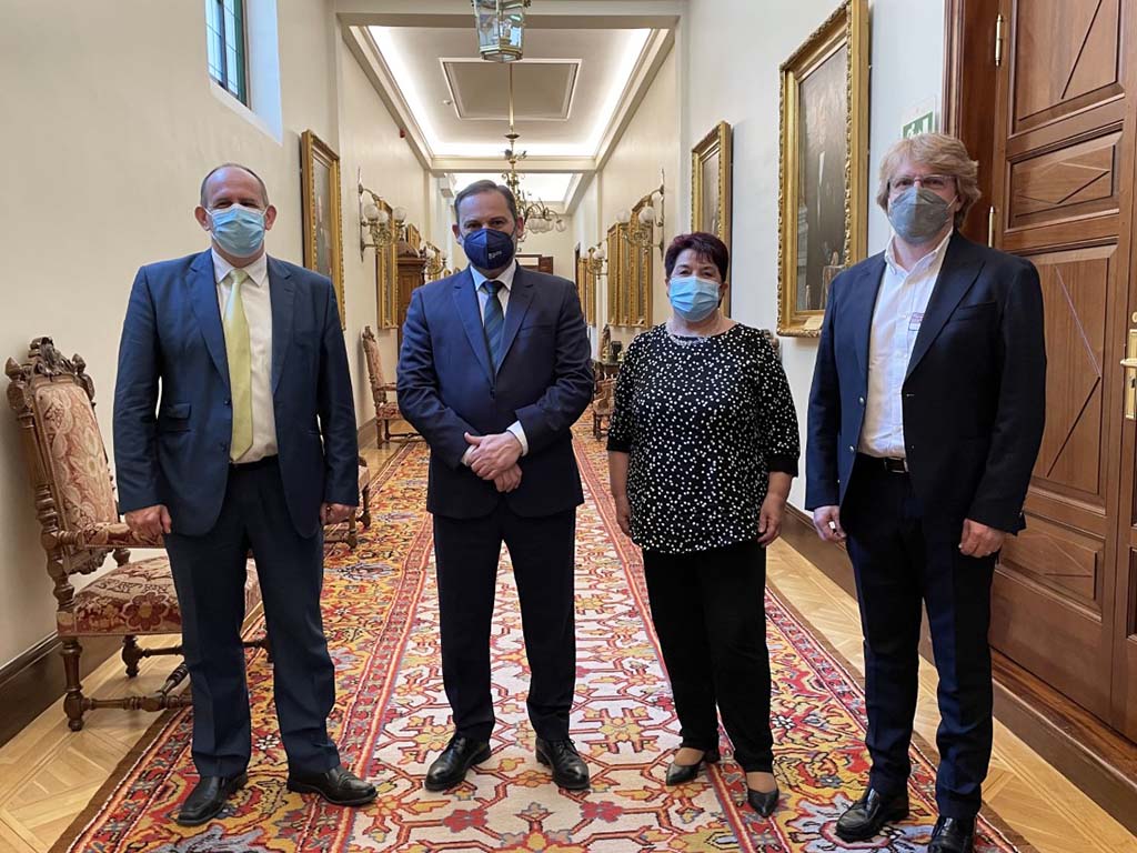 Abalos Aceves Luquero Jesus Garcia Reunion ministro Transporte