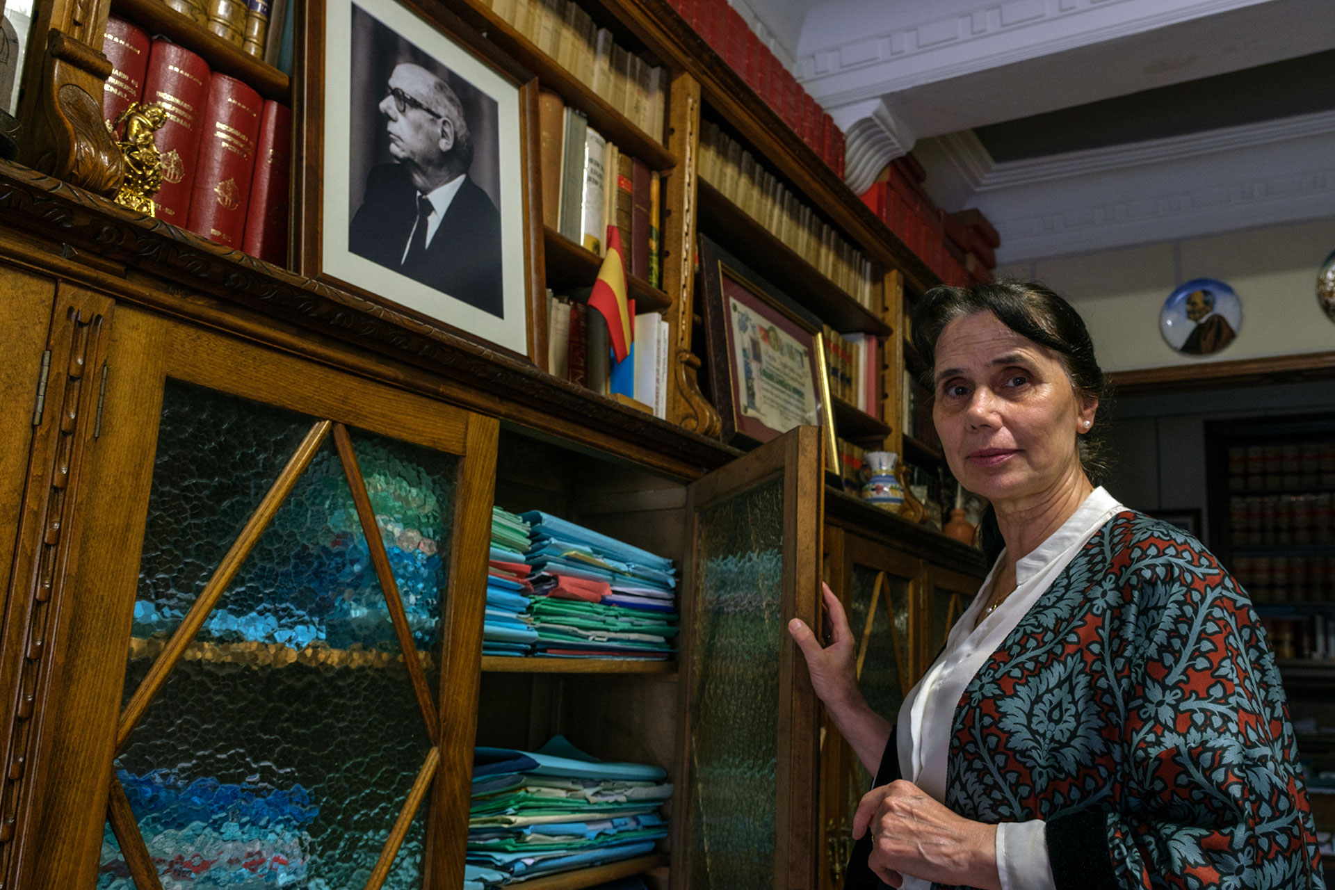 Julia es hija de una de las figuras más importantes de Segovia en el último siglo, Manuel González Herrero. / KAMARERO