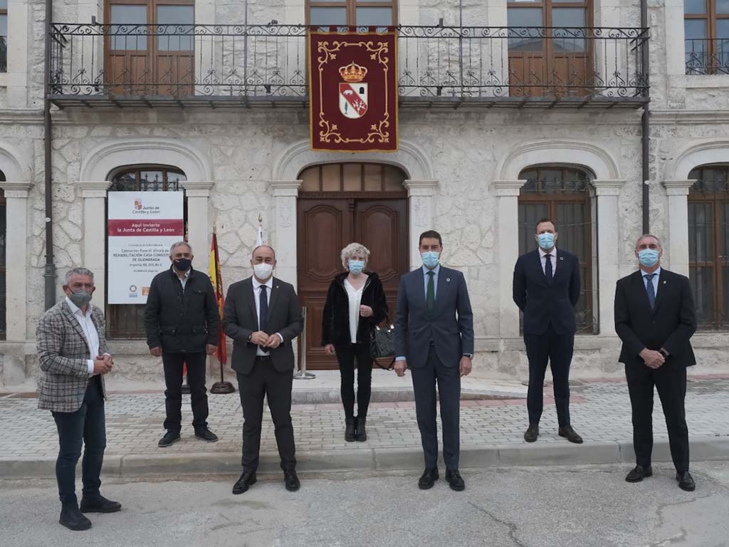 VISITA CONSEJERO OLOMBRADA Angel Ibanez